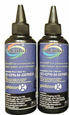 41% OFF on GoColor M Series Inkjet Printer Dye Ink 100 ml x 2 Bottle for M100 & M200 Printer Black Ink 41% OFF on GoColor M Series Inkjet Printer Dye Ink 100 ml x 2 Bottle for M100 & M200 Printer Black Ink