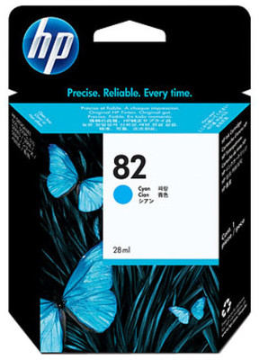 HP 82 28-ml Cyan Ink Cartridge HP 82 28-ml Cyan Ink Cartridge
