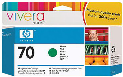 HP 70 Green Ink Cartridge HP 70 Green Ink Cartridge