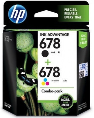 15% OFF on HP 678 Combo Multicolor Ink((Multicolour)) 15% OFF on HP 678 Combo Multicolor Ink((Multicolour))