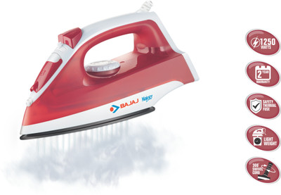 bajaj majesty mx5 Steam Iron (red) 