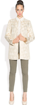 Ironi Full Sleeve Printed Women's Open Front Jacket