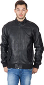 58% OFF on Justanned Full Sleeve Solid Men's Leather Jacket 58% OFF on Justanned Full Sleeve Solid Men's Leather Jacket