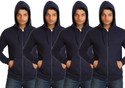 25% OFF on Campus Sutra Full Sleeve Solid Men's Fleece Jacket