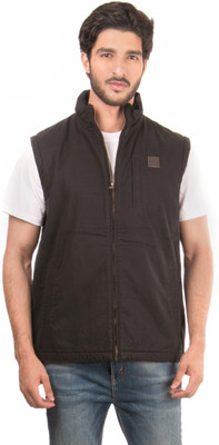 50% OFF on Again Sleeveless Solid Men's Jacket