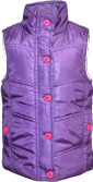 49% OFF on Via Italia Sleeveless Solid Girl's Quilted Jacket