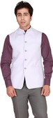 10% OFF on Givo Sleeveless Solid Men's Nehru Linen Jacket