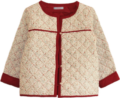 My Little Lambs Full Sleeve Printed Girl's Jacket