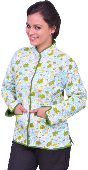 ChhipaPrints Full Sleeve Printed Reversible Women's Quilted Reversible Jacket - JCKEFNPGB4GJCGZY