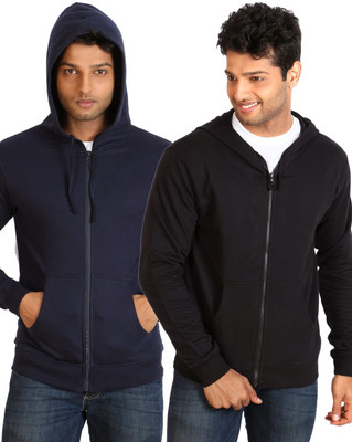 25% OFF on Campus Sutra Full Sleeve Solid Men's Fleece Jacket