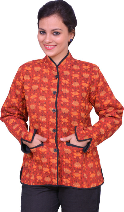 ChhipaPrints Full Sleeve Printed Reversible Women's Quilted Reversible Jacket - JCKEFNPJVFYEBZQR