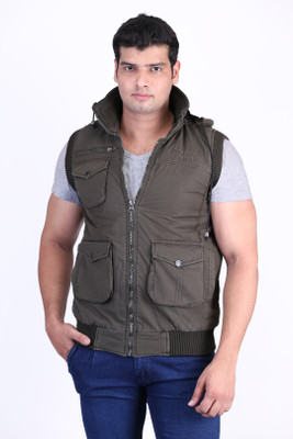 66% OFF on Asst Sleeveless Solid Men's Jacket