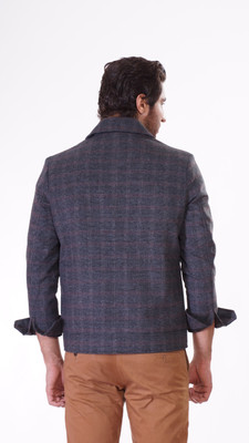 9% OFF on Oracle Full Sleeve Checkered Men's Jean Jacket