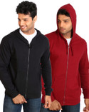 25% OFF on Campus Sutra Full Sleeve Solid Men's Fleece Jacket