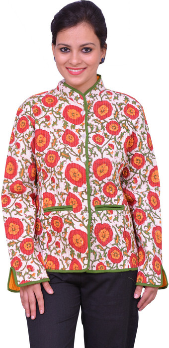 ChhipaPrints Full Sleeve Printed Reversible Women's Quilted Reversible Jacket - JCKEFNPJHAVBXYVF