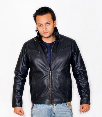 63% OFF on Launcher Full Sleeve Solid Men's Leather Jacket
