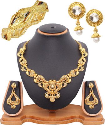 69% OFF on Vendee Fashion Wedding wear Zinc Jewel Set Multicolor