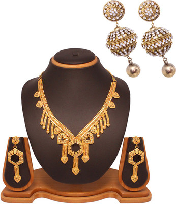 70% OFF on Vendee Fashion Admirable Zinc Jewel Set Multicolor
