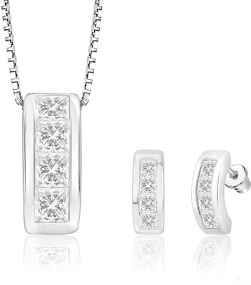 31% OFF on Peora Silver Jewel Set