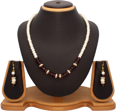 69% OFF on Vendee Fashion Pretty Pearls Tungsten Jewel Set Multicolor