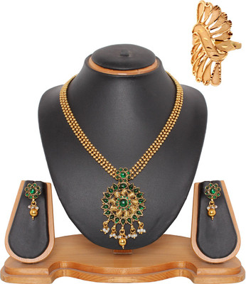 70% OFF on Vendee Fashion Ethnic Collection Zinc Jewel Set Multicolor