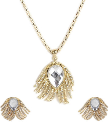 77% OFF on The Pari Alloy Jewel Set Gold 77% OFF on The Pari Alloy Jewel Set Gold