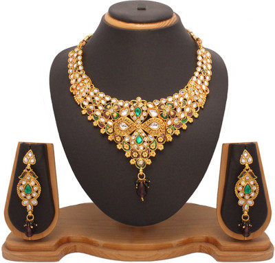 70% OFF on Vendee Fashion Pleasant Alloy Jewel Set Maroon, Green