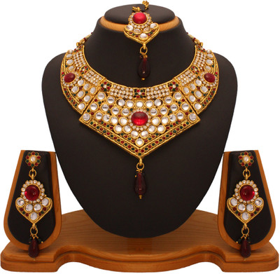 Buy Vendee Fashion Designer Diamond Alloy Jewel Set: Jewellery Set