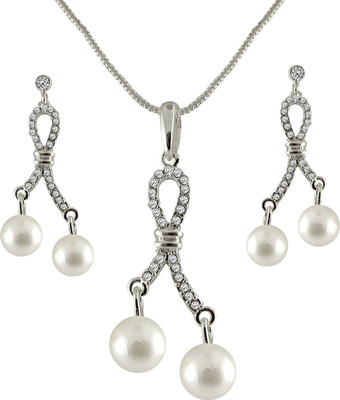 68% OFF on Jpearls Alloy Jewel Set White 68% OFF on Jpearls Alloy Jewel Set White