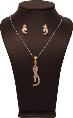 69% OFF on Vendee Fashion Amazing Brass Jewel Set Gold, Silver