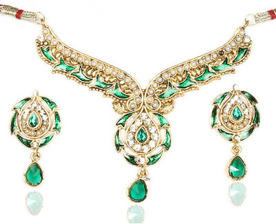 50% OFF on 14Fashions 1100413 Alloy Jewel Set Green