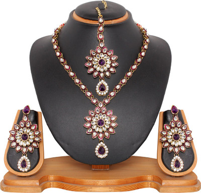 60% OFF on Vendee Fashion Floral Alloy Jewel Set Purple 60% OFF on Vendee Fashion Floral Alloy Jewel Set Purple