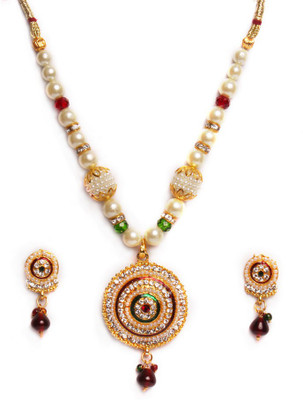 8% OFF on Port NKB Alloy Jewel Set Multicolor
