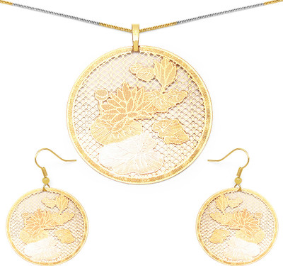 41% OFF on Gleam Touch Brass Jewel Set