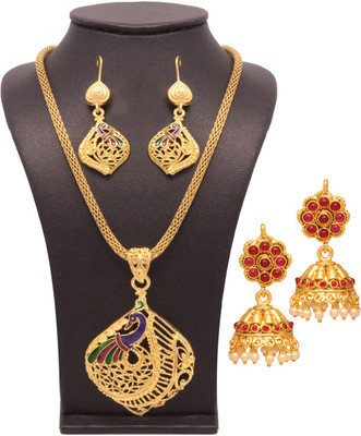 69% OFF on Vendee Fashion Mayur Design Zinc Jewel Set Multicolor
