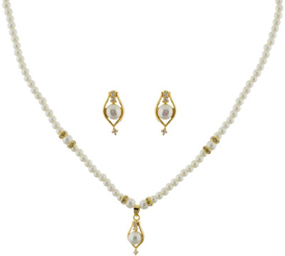 50% OFF on Abhushan Beautiful Alloy Jewel Set White 50% OFF on Abhushan Beautiful Alloy Jewel Set White