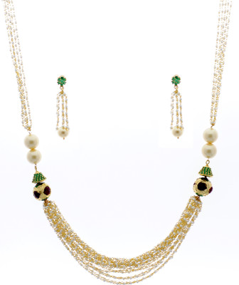 60% OFF on Hyderabadi Abhushan Alloy Jewel Set White