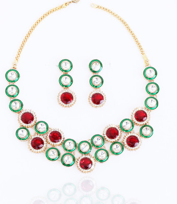 69% OFF on Touchstone Metal Jewel Set