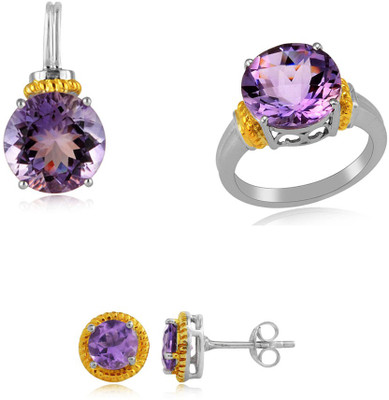 30% OFF on RosesNRibbons Lilac Orb Sterling Silver Jewel Set Silver, Gold