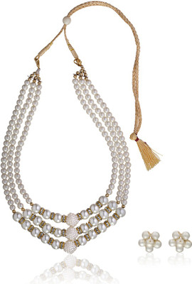 60% OFF on Maharani MHJ-1875-2 Mother of Pearl Jewel Set Multicolor 60% OFF on Maharani MHJ-1875-2 Mother of Pearl Jewel Set Multicolor