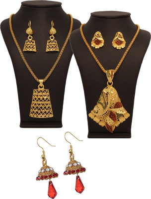 70% OFF on Vendee Fashion Admirable Zinc Jewel Set Multicolor