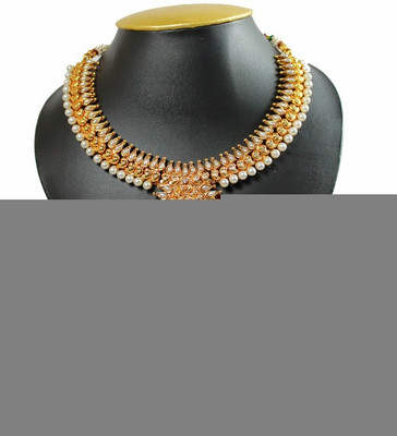 53% OFF on Sewad Shining Diva Alloy Jewel Set Gold
