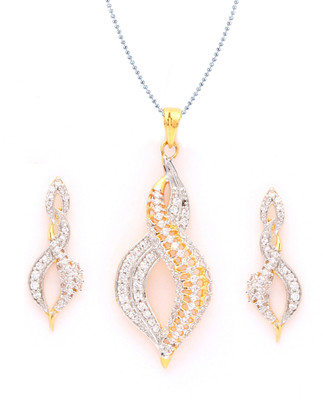 70% OFF on Vendee Fashion Designer Brass Jewel Set