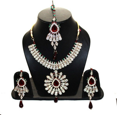 75% OFF on Natraj Art AD Copper, Brass, Alloy Jewel Set Multicolor 75% OFF on Natraj Art AD Copper, Brass, Alloy Jewel Set Multicolor
