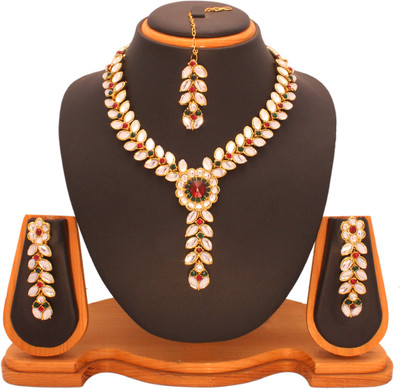 69% OFF on Vendee Fashion Party Wear Designer Alloy Jewel Set Multicolor