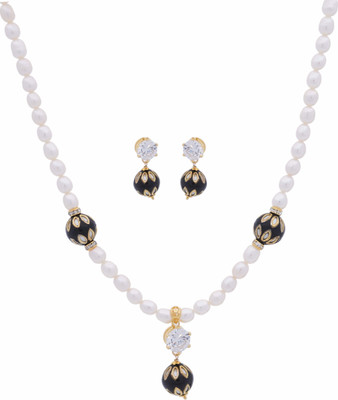 63% OFF on Hyderabadi Abhushan Alloy Jewel Set Multicolor