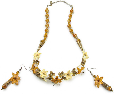 Magnifico Resin Jewel Set Orange