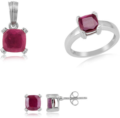 31% OFF on RosesNRibbons Blushing Beauty Sterling Silver Jewel Set Silver