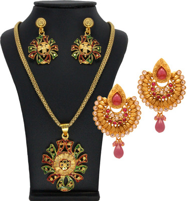 70% OFF on Vendee Fashion Zinc Jewel Set Multicolor