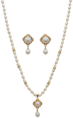 36% OFF on Abhushan Beads With Cz Stone Alloy Jewel Set Silver 36% OFF on Abhushan Beads With Cz Stone Alloy Jewel Set Silver
